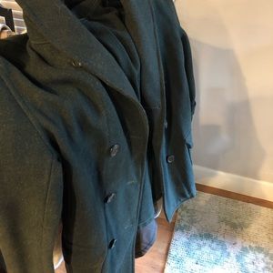 Green wool jacket unknown brand